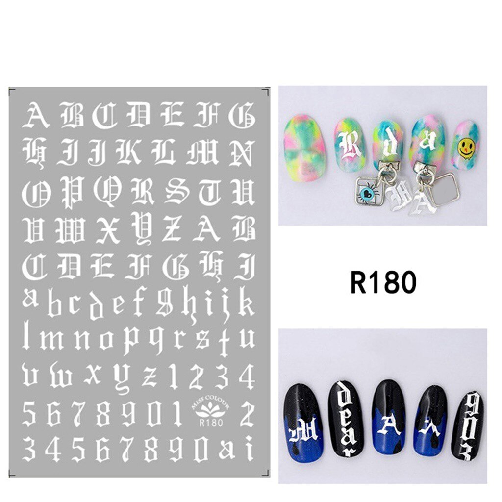 Sticker R180 Letras