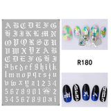 Sticker R180 Letras
