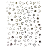 Sticker 1168 Corazones y Estrellas