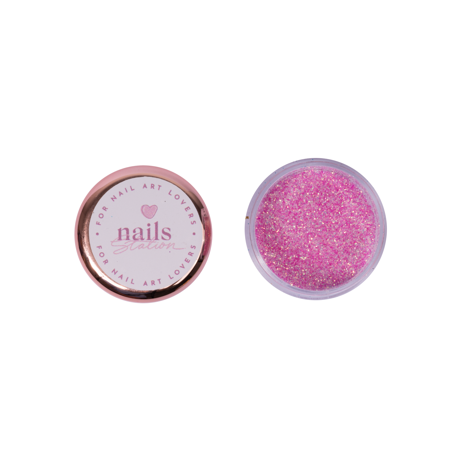 Tarro Glitter 10gr Rosado