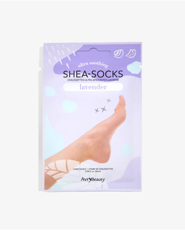 Shea Socks Lavander AVRYBEAUTY