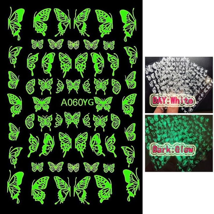 Sticker A060YG Mariposas