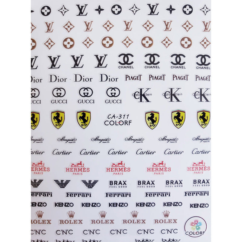 Sticker CA-311 Marcas