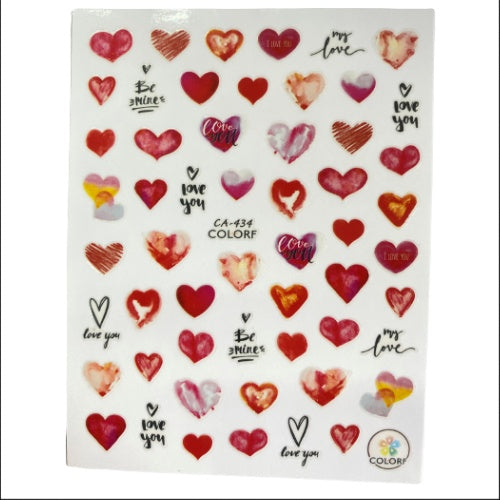 Sticker CA-434 Corazones