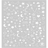 Sticker CB-089 Corazones y Estrellas