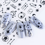Sticker CB-137 Estrellas y Lunas