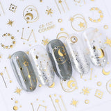 Sticker CB-137 Estrellas y Lunas