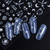 Sticker CB-138 Estrellas y Lunas