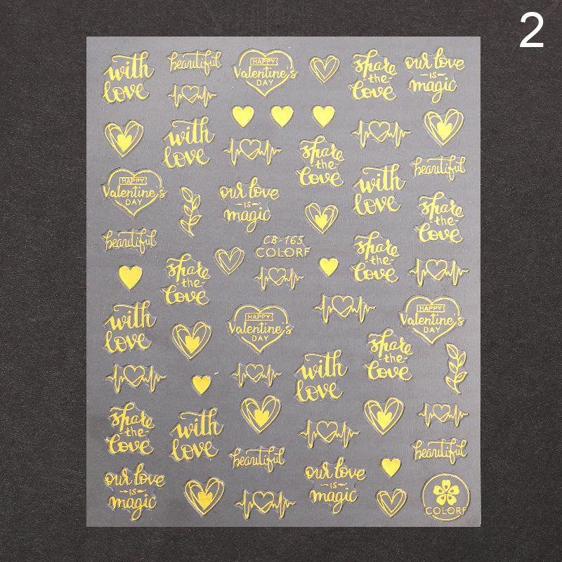 Sticker CB-165 Corazones