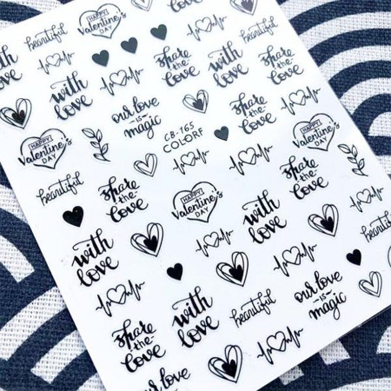 Sticker CB-165 Corazones
