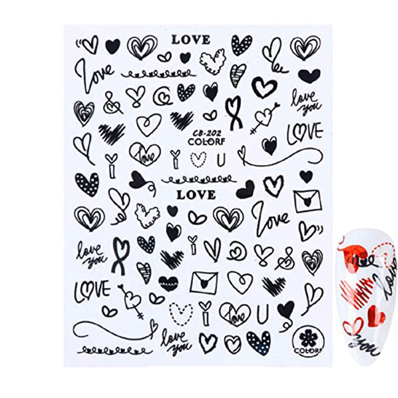 Sticker CB-202 Corazones