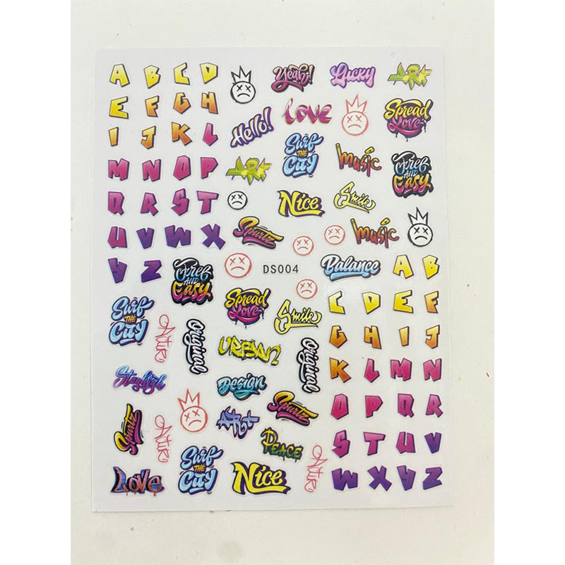Sticker DS004 Letras