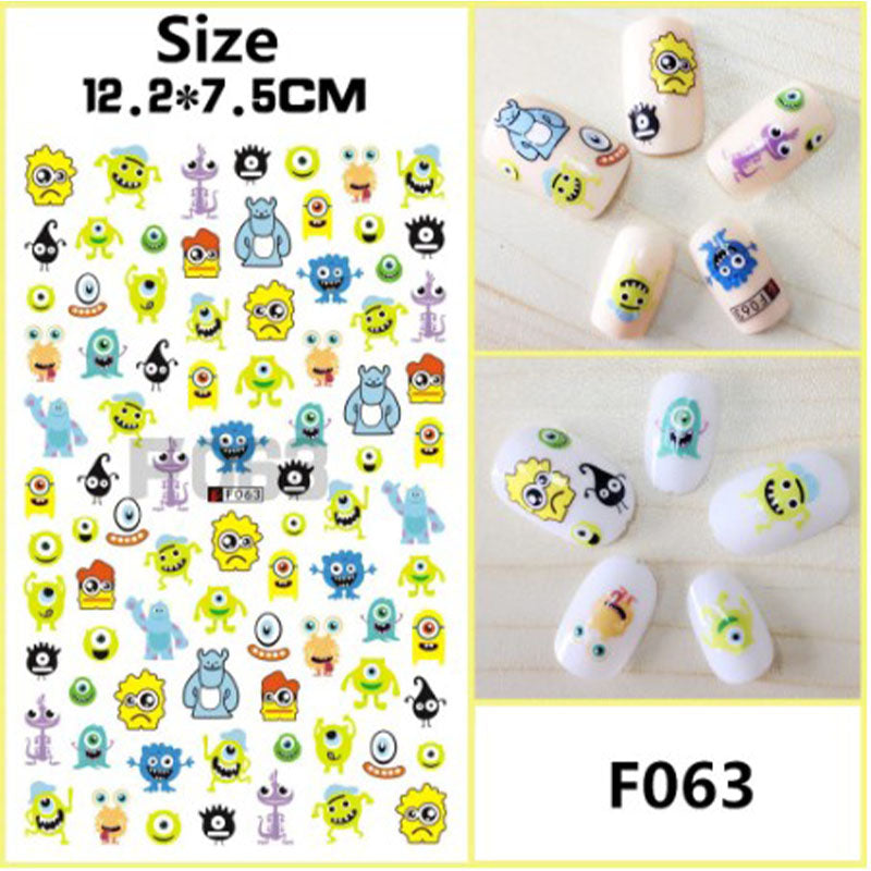 Sticker F063 Monster Inc