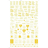 Sticker F546 Letras