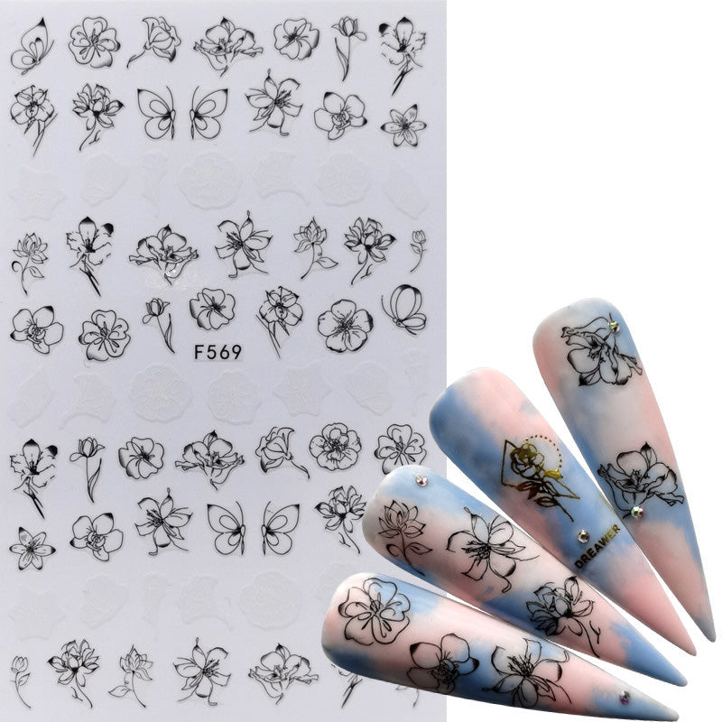 Sticker F569 Flores