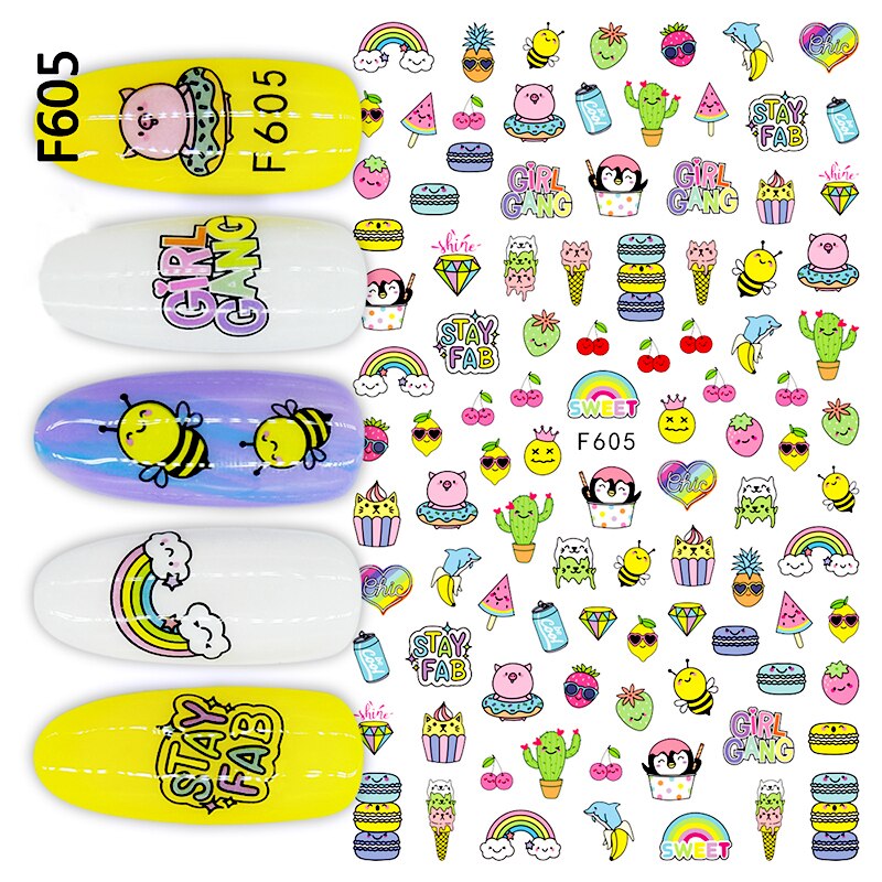 Sticker F605 Arcoiris