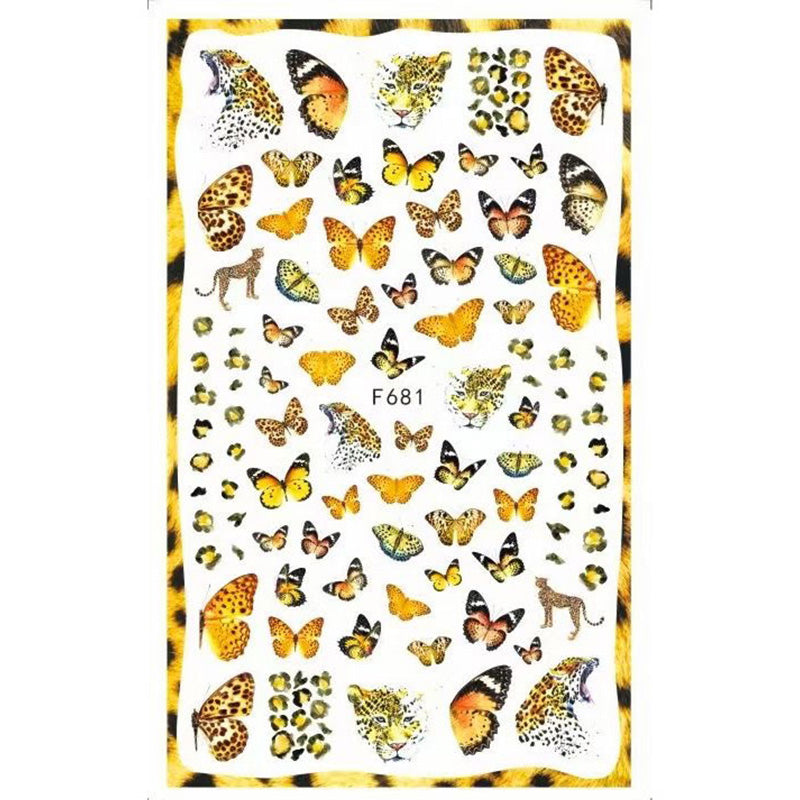 Sticker F681 Leopardo
