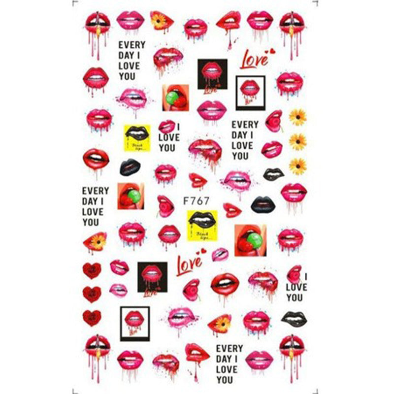 Sticker F767 Labios