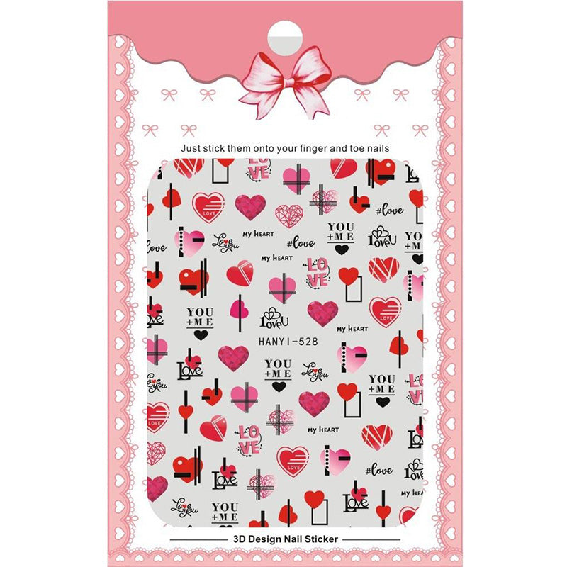 Sticker HANYI-528 Corazones