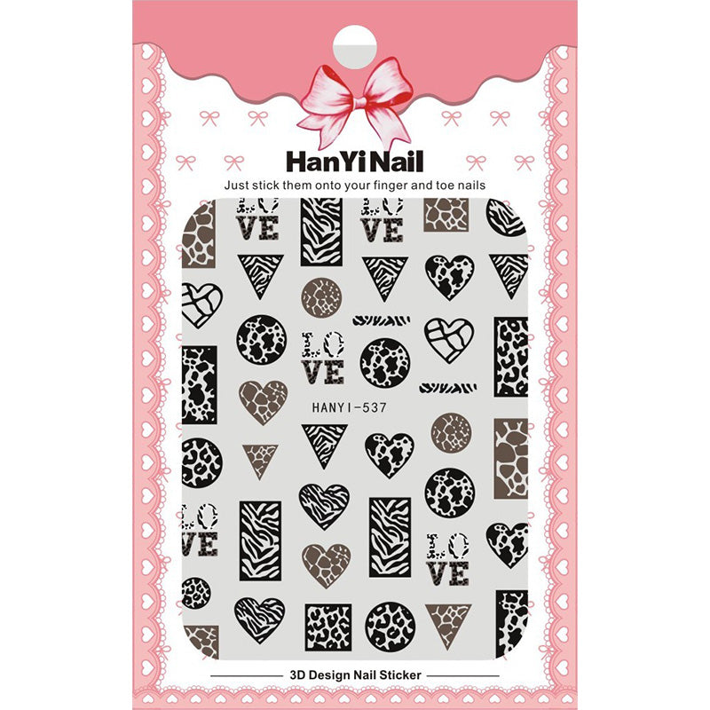 Sticker HANYI-537 Corazones