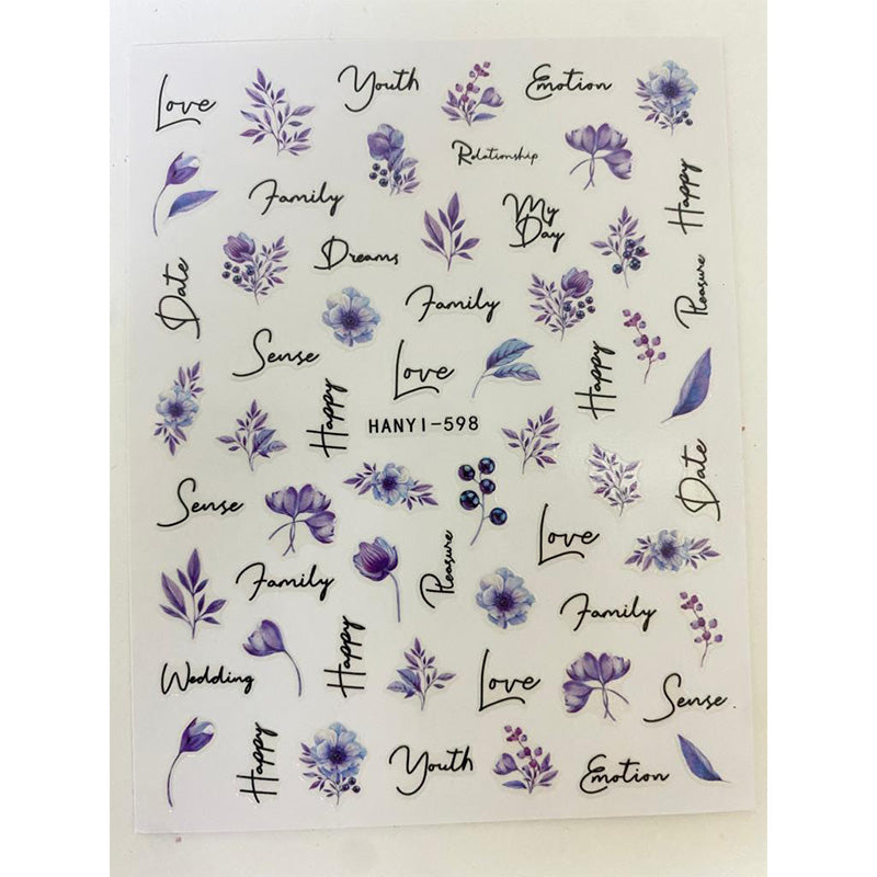 Sticker HANYI-598 Flores