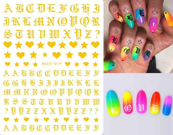 Sticker HAXX-019 Letras
