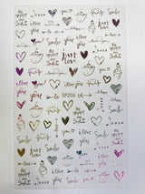 Sticker SP206 Corazones