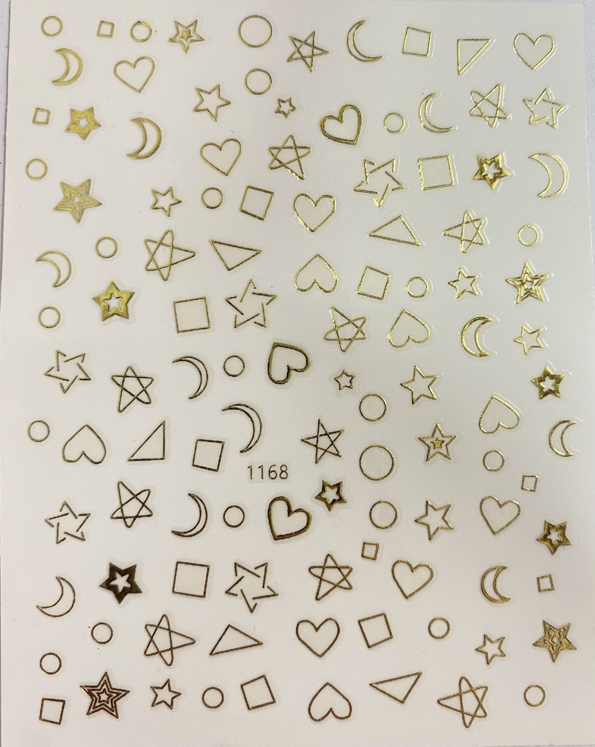 Sticker 1168 Corazones y Estrellas