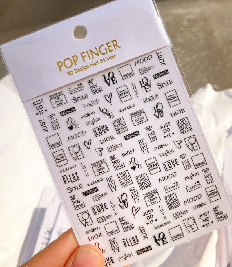 Sticker Me057 Letras