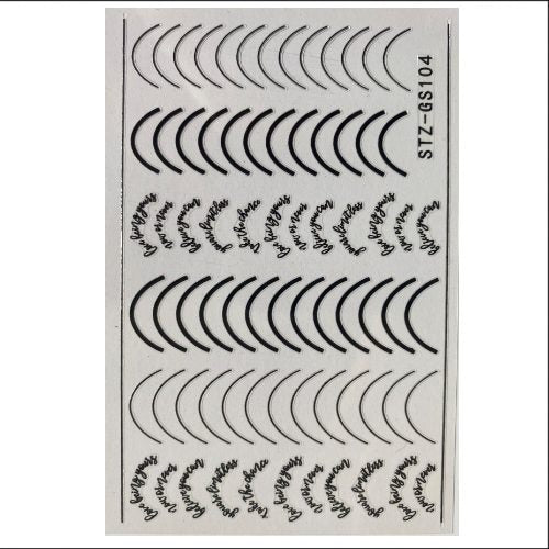Sticker STZ-GS104 N Lineas