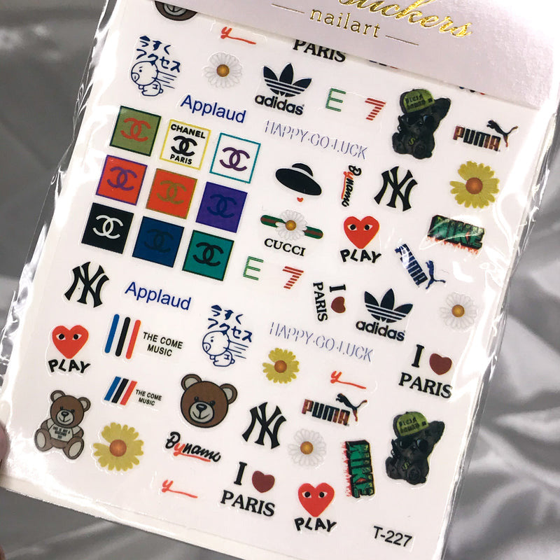Sticker T-227 Marcas