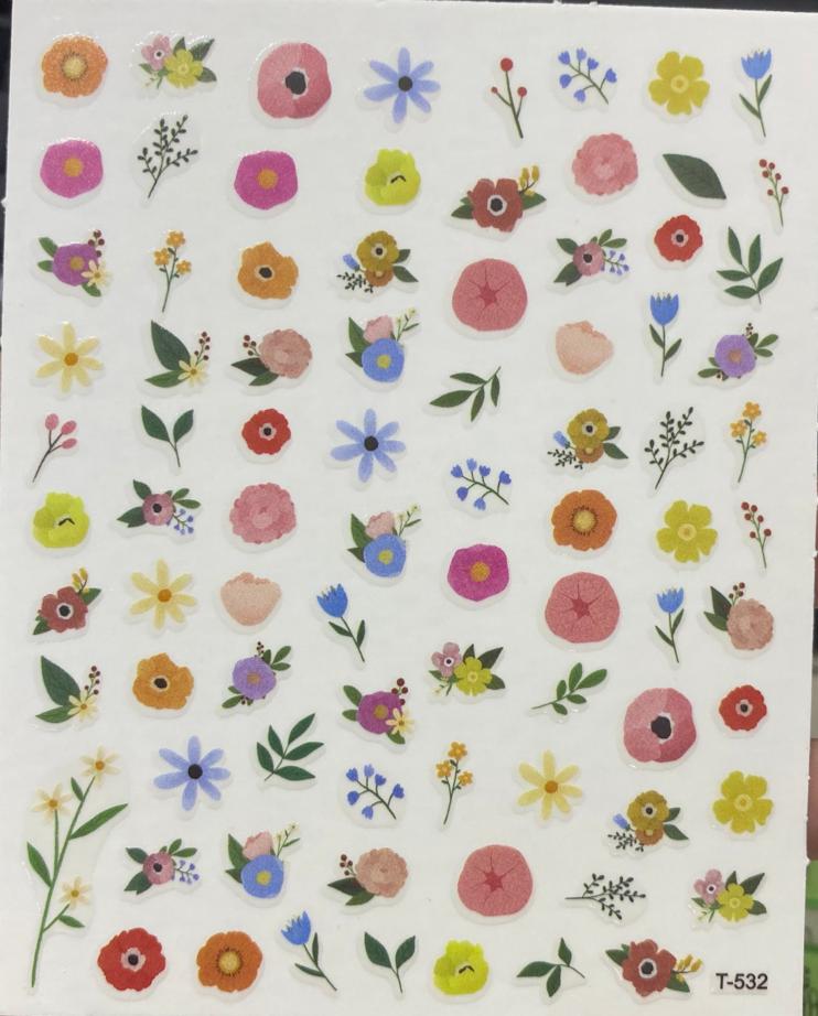 Sticker T-532 Flores