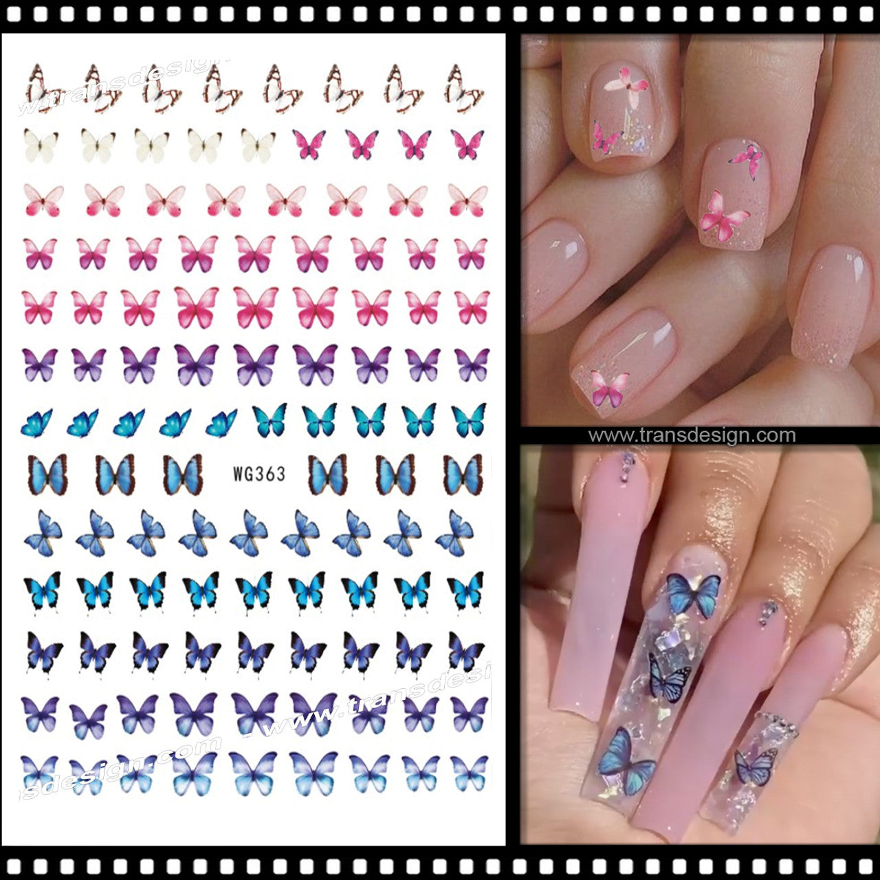 Sticker WG363 Mariposas