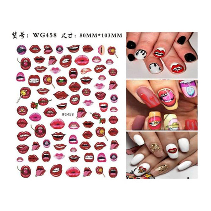 Sticker WG458 Labios
