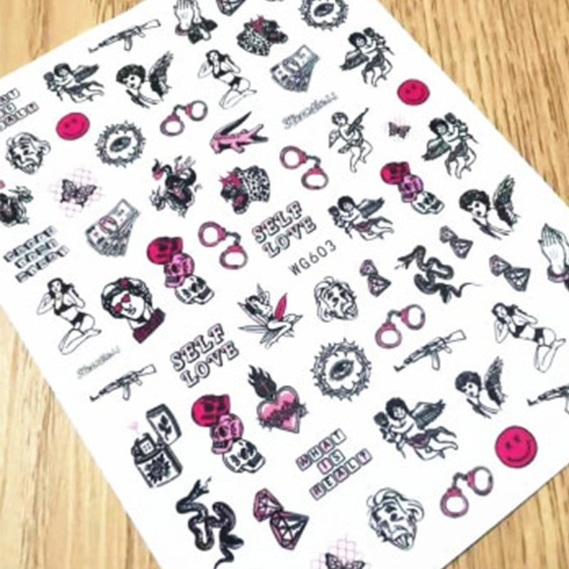 Sticker WG603 Rostros