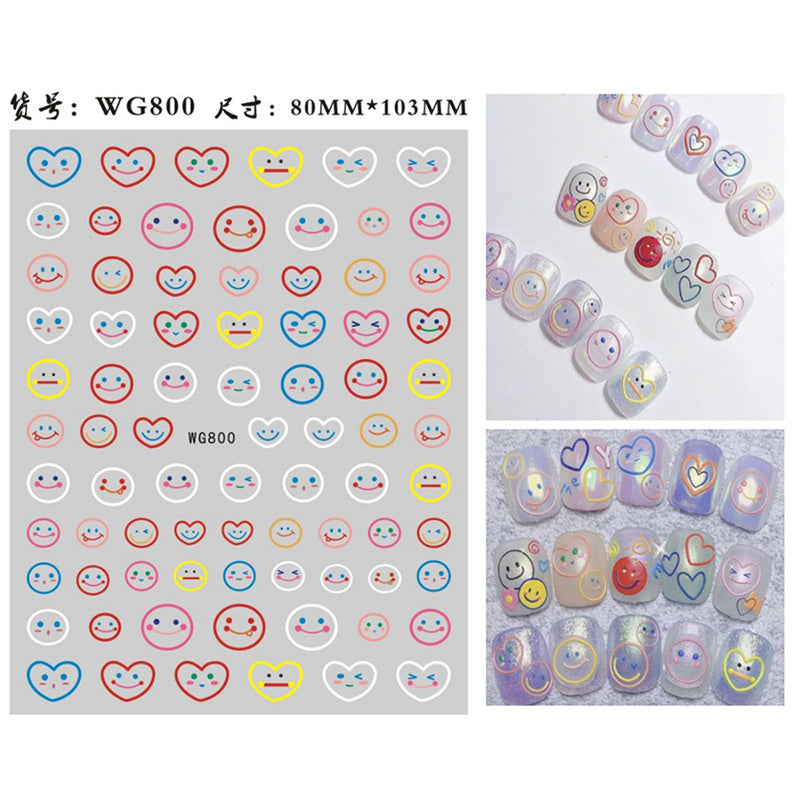 Sticker WG800 Corazones