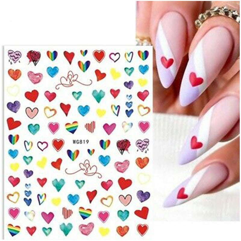 Sticker WG819 Corazones