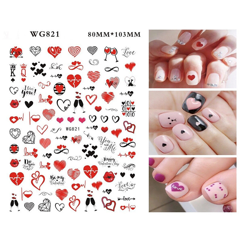 Sticker WG821 Corazones
