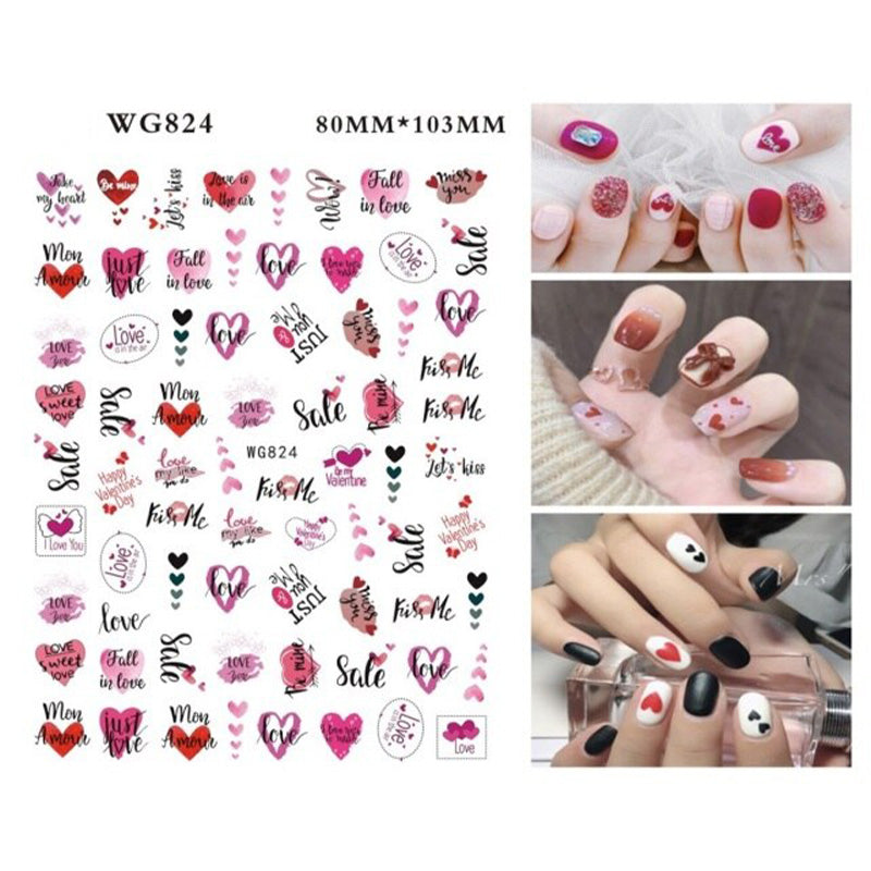 Sticker WG824 Corazones