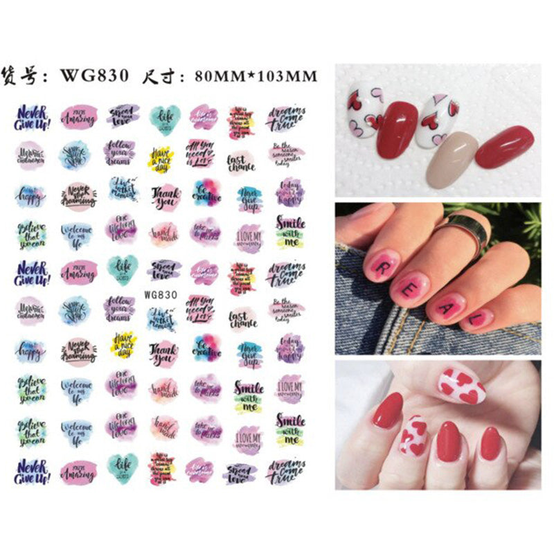 Sticker WG830 Letras