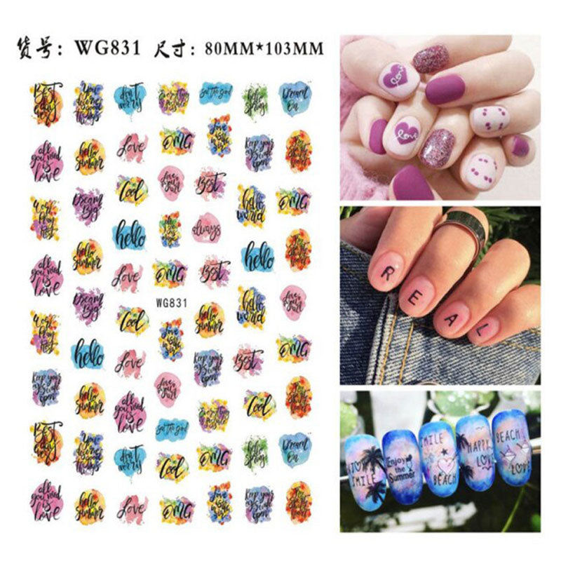 Sticker WG831 Letras