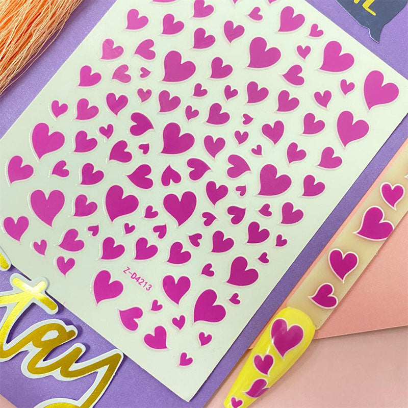 Sticker Z-D4213 Corazones